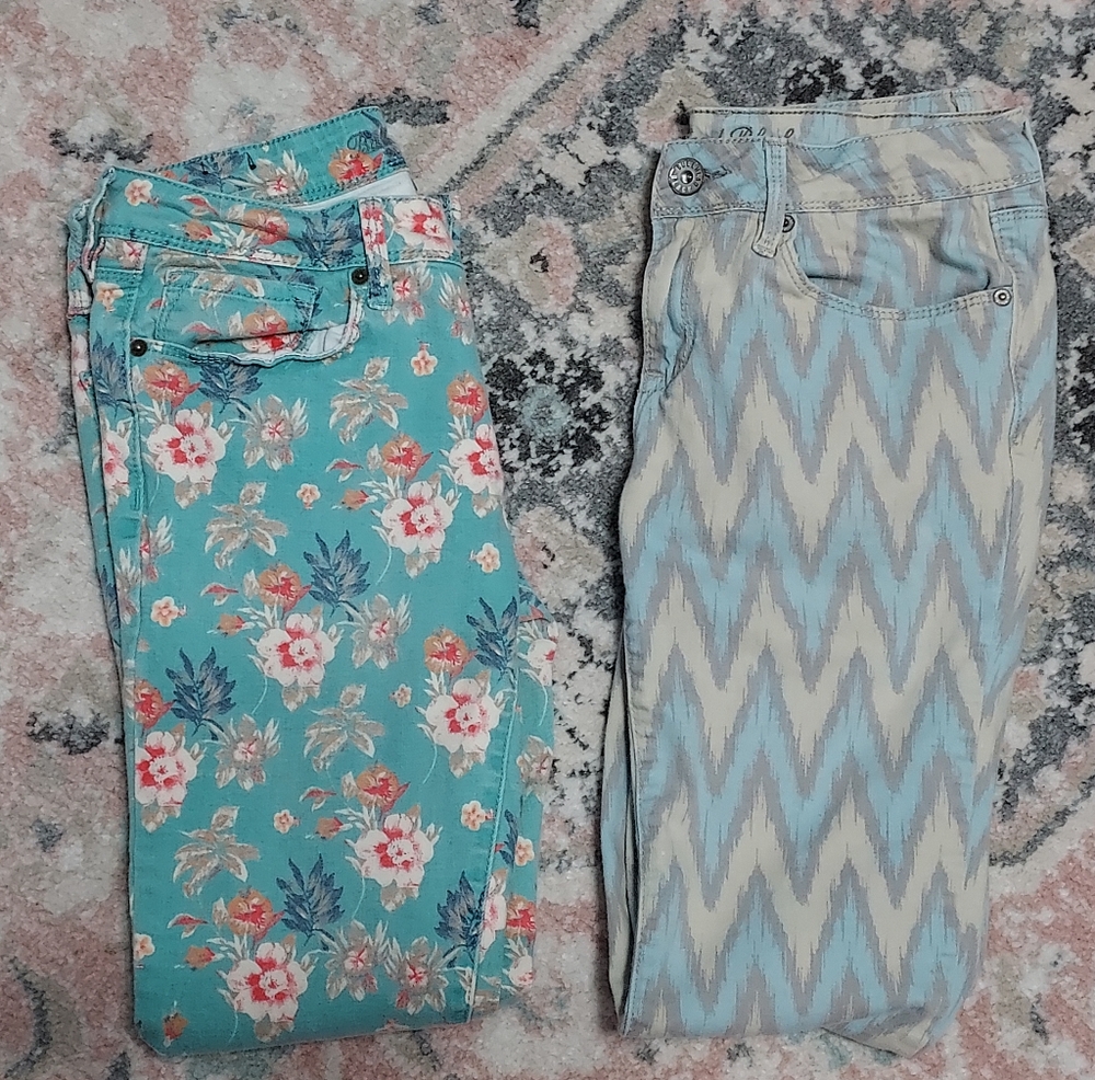 Bullhead Black 🔹 Pattern Skinny Jeans